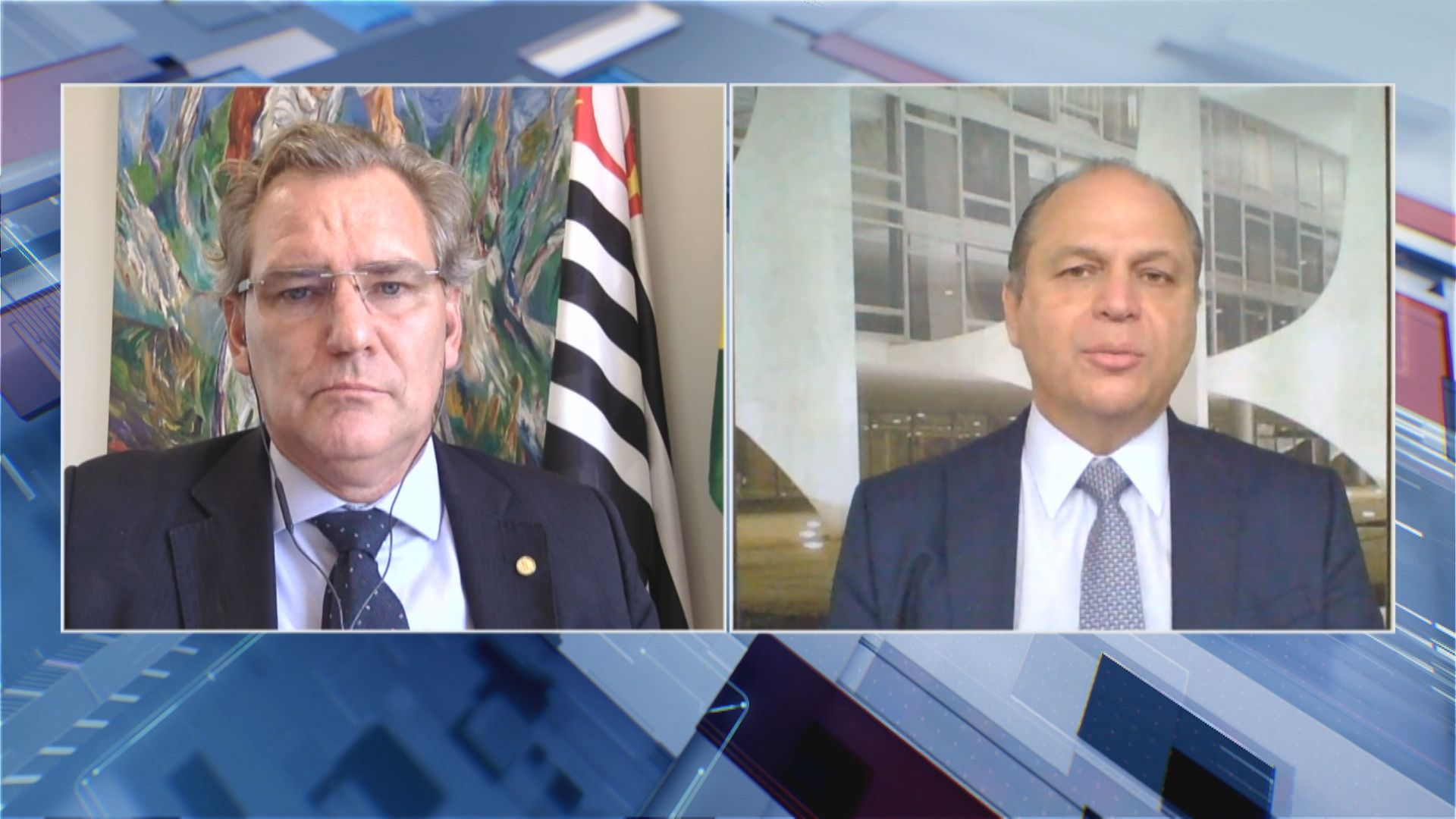 Ricardo Barros (PP-PR), deputado federal e líder do governo na Câmara dos Deputados e Alexis Fonteyne, deputado federal (Novo-SP)