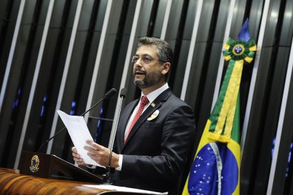O ex-prefeito de Macapá no Plenário do Senado Federal