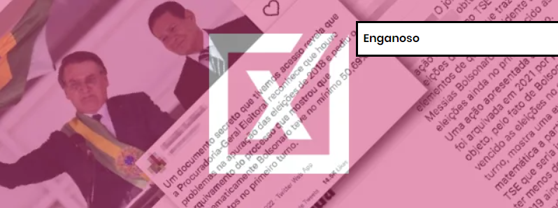Imagem de destaque do post: Não é verdade que existe documento “secreto” revelando problemas na apuração das eleições de 2018