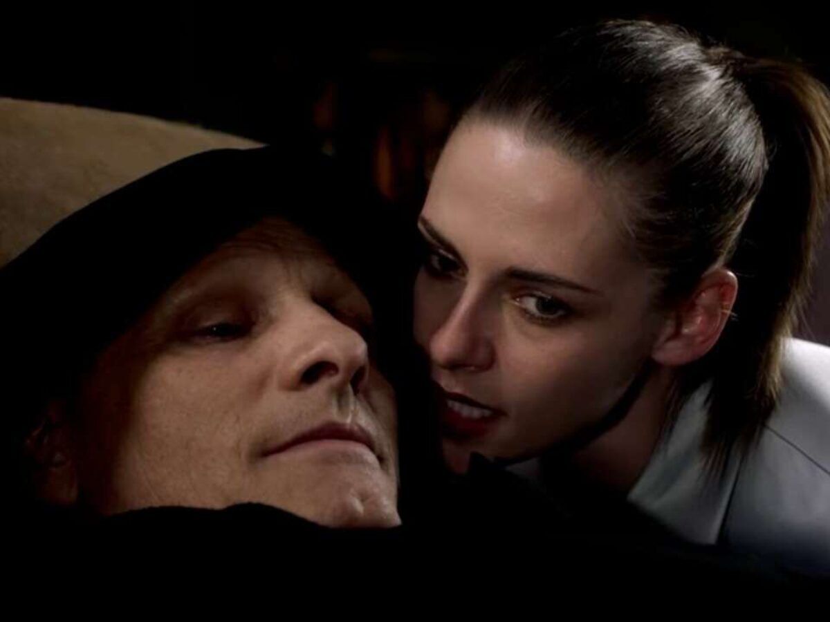 A atriz Kristen Stewart e Viggo Mortensen em "Crimes do Futuro" / Divulgação