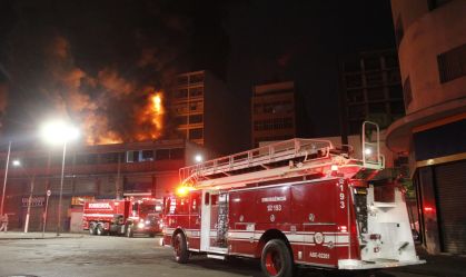 INCÊNDIO EM EDIFÍCIO CENTRO