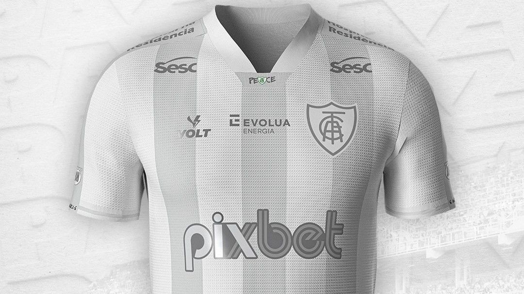América Mineiro faz camisa branca em campanha pela paz no futebol