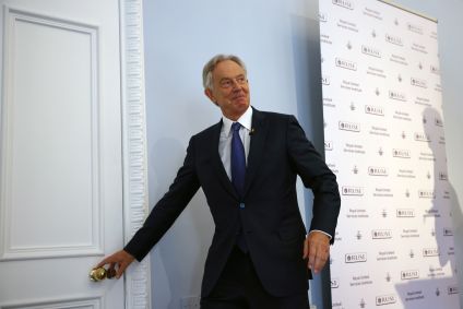 Tony Blair, primeiro-ministro britânico entre os anos de 1997 e 2007. Membro do Partido Trabalhista.