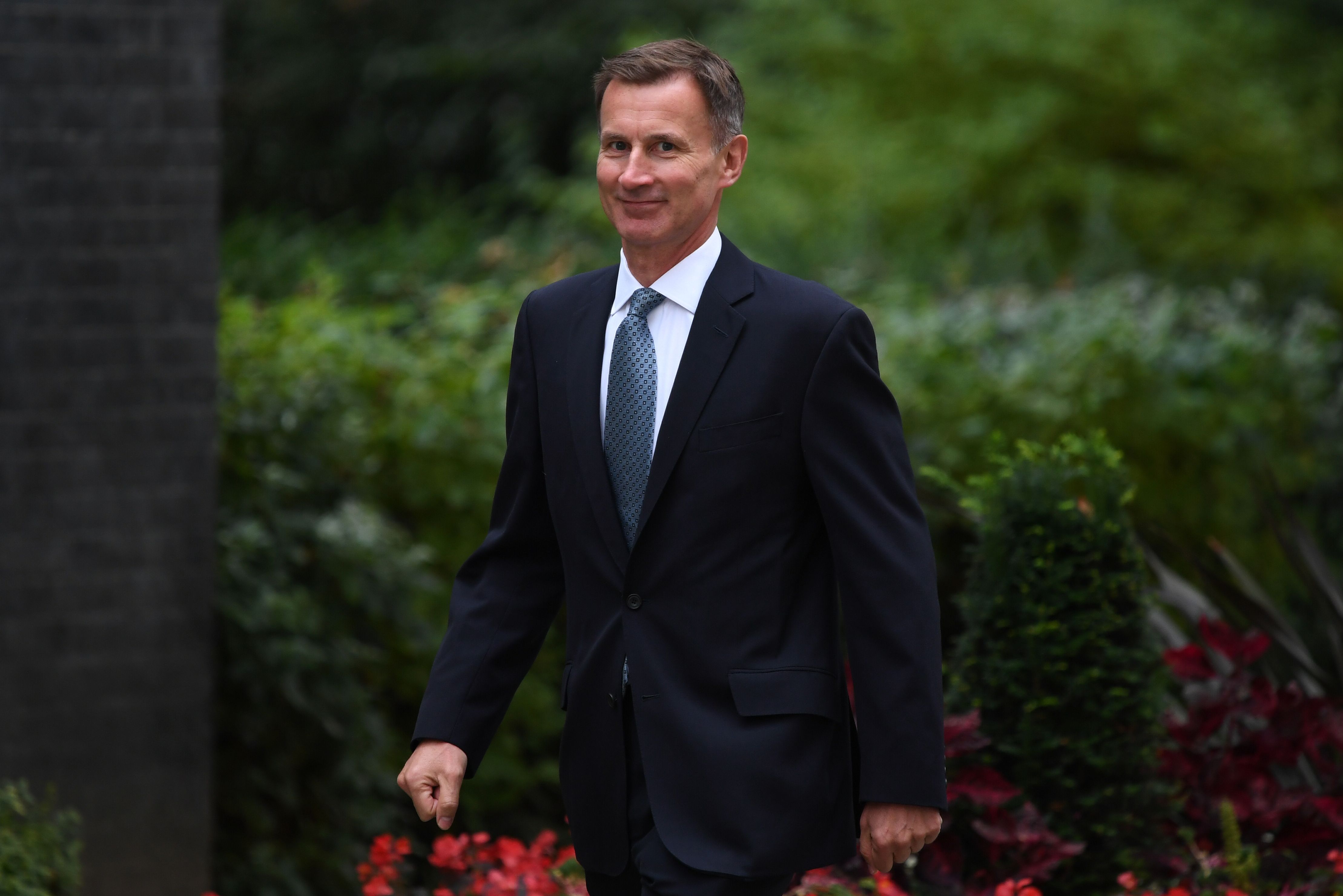 Jeremy Hunt chegando em Downing Street para reunião, em setembro de 2021. / Chris J Ratcliffe/Getty Images