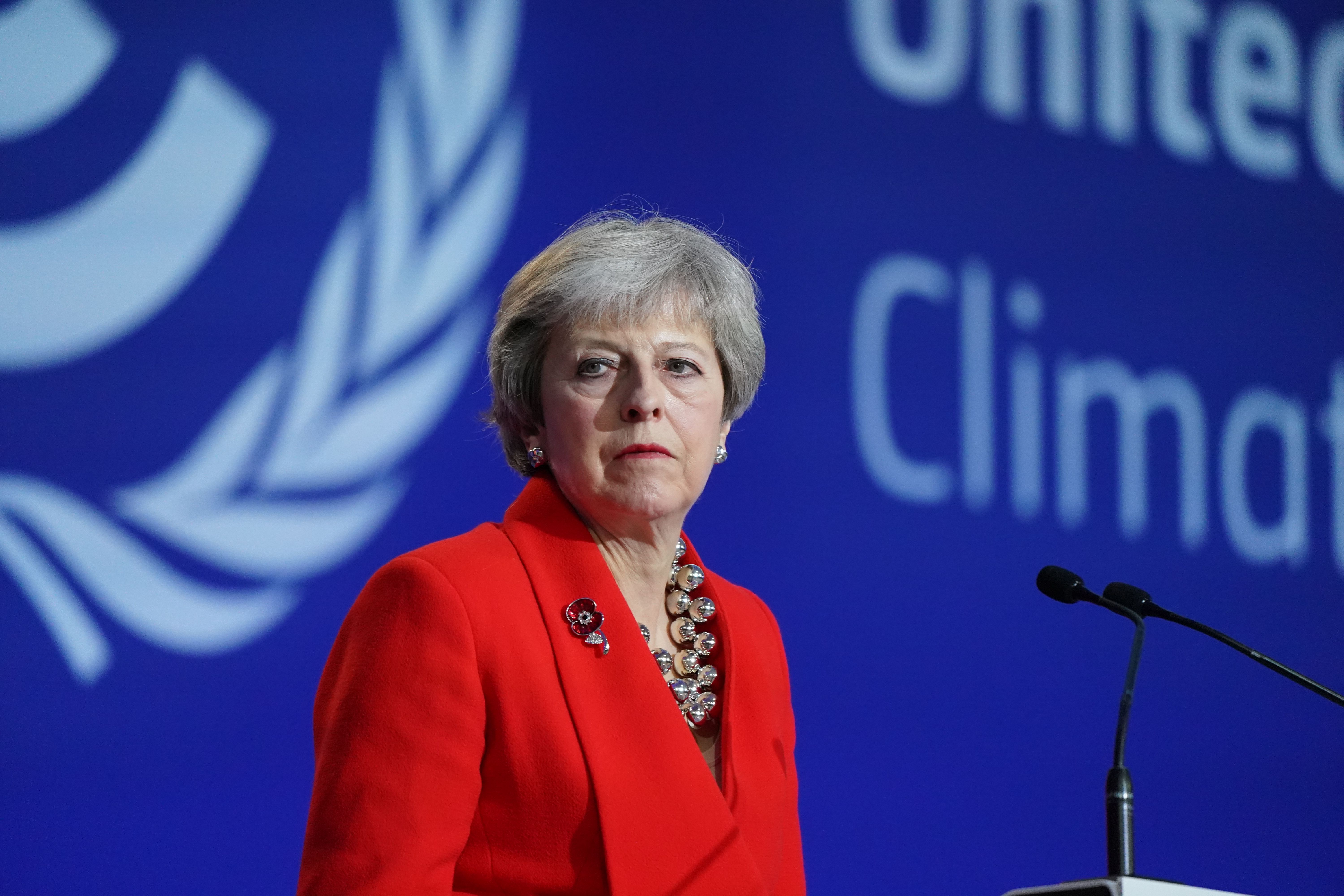 Theresa May, primeira-ministra britânica entre os anos de 2016 e 2019 / Photo by Ian Forsyth/Getty Images