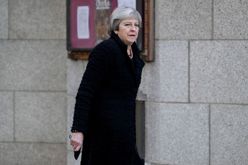 Theresa May, primeira-ministra britânica entre 2016 e 2019 / Photo by Leon Neal/Getty Images