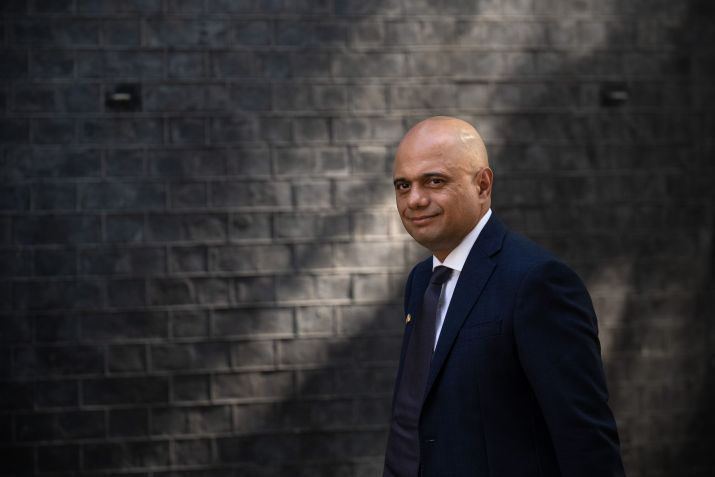 O então ministro da Saúde britânico, Sajid Javid, em Downing Street, em junho de 2022. / Carl Court/Getty Images
