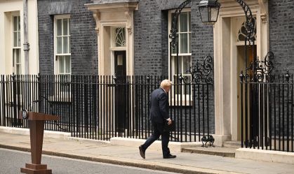 Conservative Leader And Prime Minister Boris Johnson Resigns From Office