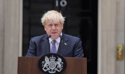 Boris Johnson, assumiu o cargo de primeiro-ministro em 2019 e renunciou nesta quinta-feira (6)