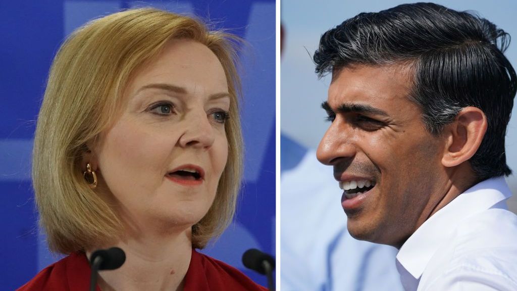 Liz Truss e Rishi Sunak