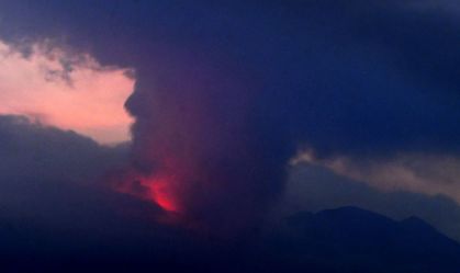 Sakurajima volcano in southwestern Japan erupts