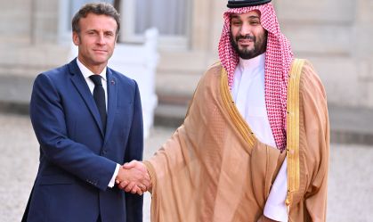Príncipe herdeiro saudita Mohammed bin Salman em Paris