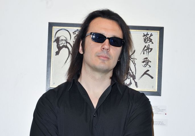 Damien Echols, um dos acusados no caso do "trio de West Memphis", em Nova York, em 2013 / Getty Images