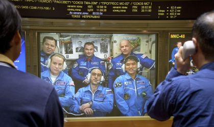 Expedition 48 Soyuz Docking