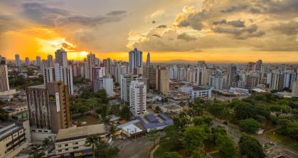 Pôr do sol em Goiânia (GO)