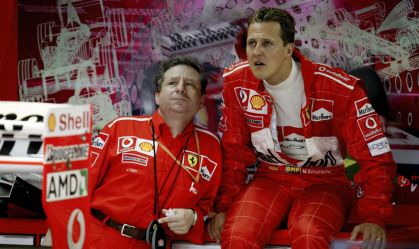 Portrait de Michael Schumacher en 2003