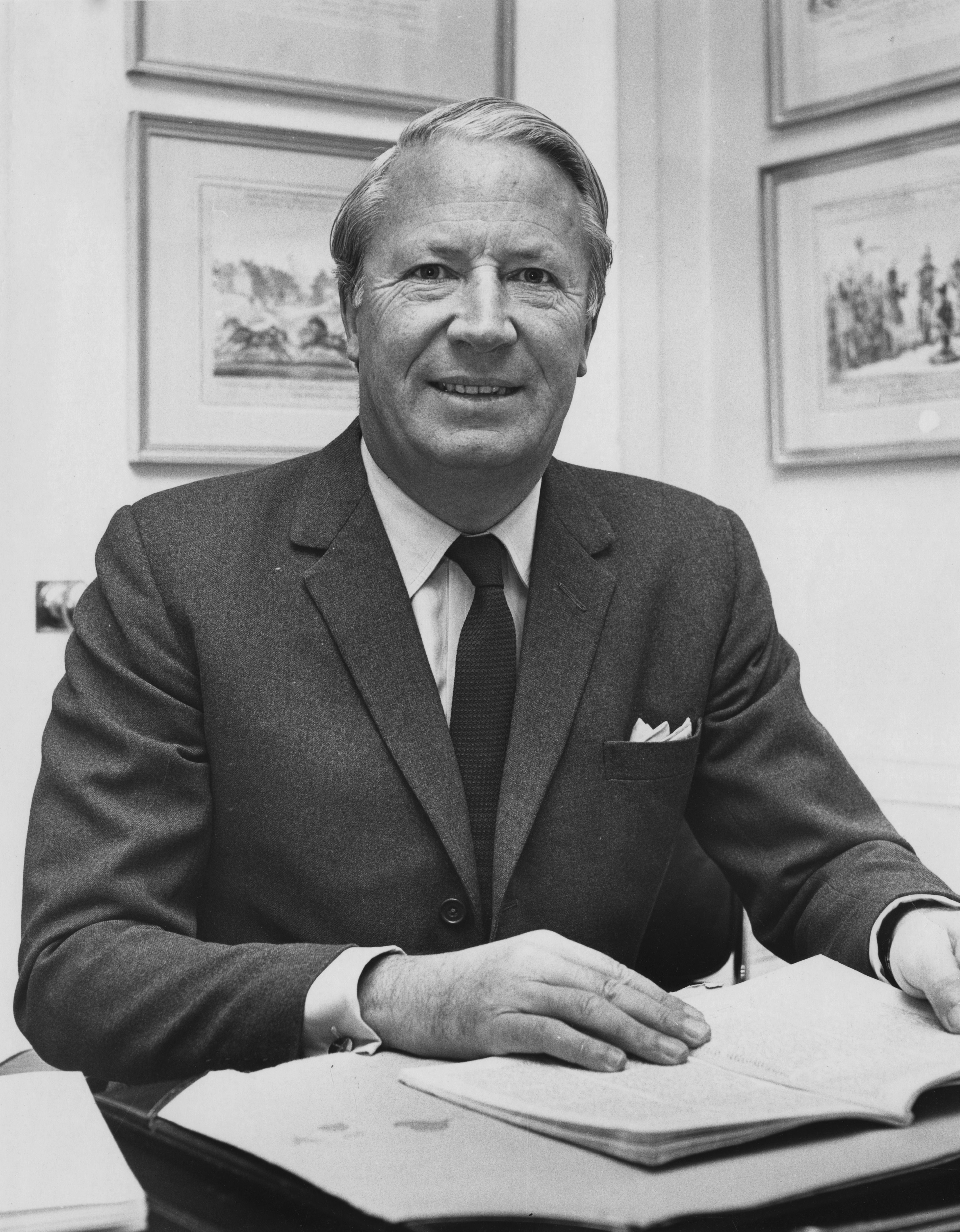 Sir Edward Heath, primeiro-ministro britânico entre 1970 e 1974 / Getty Images