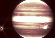 Nasa divulga imagens de Júpiter capturadas pelo telescópio James Webb