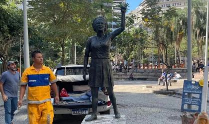 Estátua da ex-vereadora Marielle Franco é inaugurada nesta quarta-feira (27) no Rio