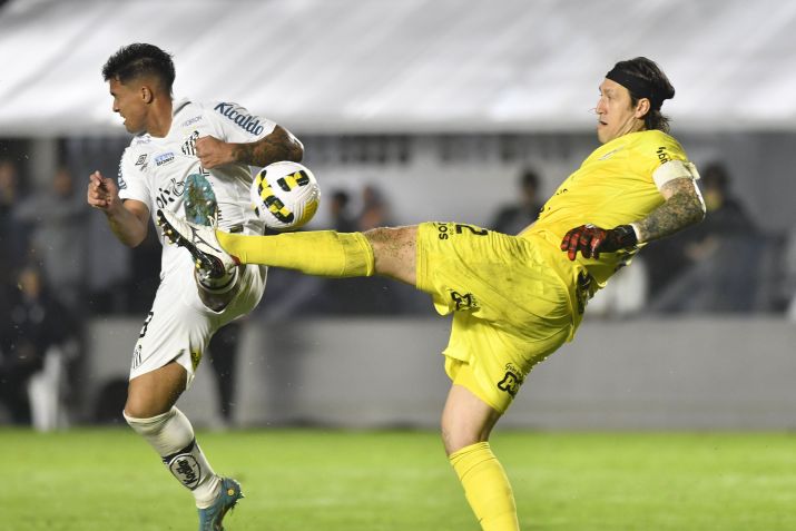 Partida entre as equipes de Santos e Corinthians válida pelas oitavas de final (jogo de volta), da Copa do Brasil de 2022. / EDUARDO CARMIM/AGÊNCIA O DIA/AGÊNCIA O DIA/ESTADÃO CONTEÚDO