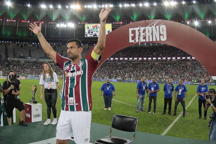 Fred é homenageado no Maracanã na sua despedida do futebol / Alexandre Durão/Zimel Press/Estadão Conteúdo