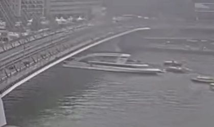 Barcos colidem perto de ponte na Holanda; seis pessoas foram resgatadas