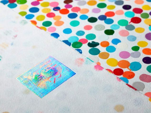Artista criou série de pinturas com um token NFT / Cortesia Prudence Cuming Associates Ltd.