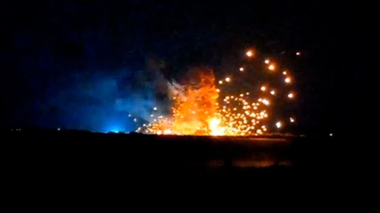 Explosões em Nova Kakhovka