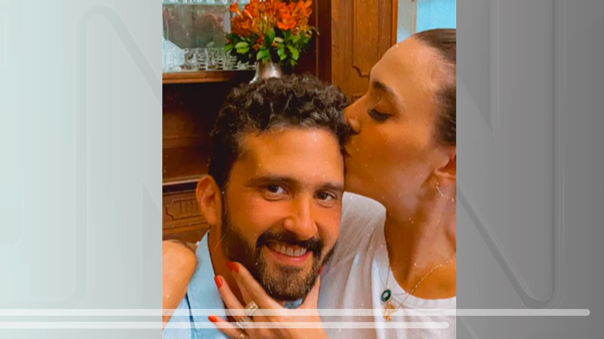 Ronaldo Caiado Filho e a irmã Marcela Caiado