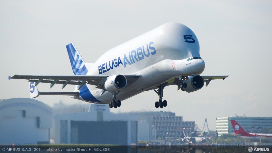 Avião Beluga ST Airbus