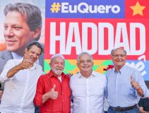 Haddad, Lula, Márcio França e Alckmin