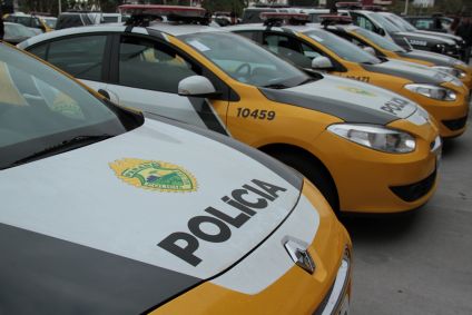 Viaturas da Polícia Militar do Paraná