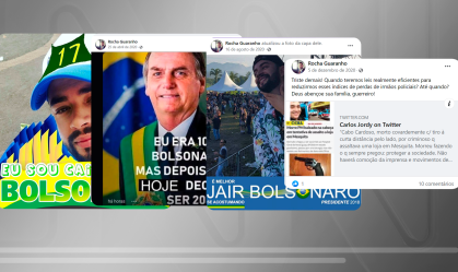 Nas redes, homem que matou petista em Foz tem foto com Eduardo Bolsonaro e defende presidente