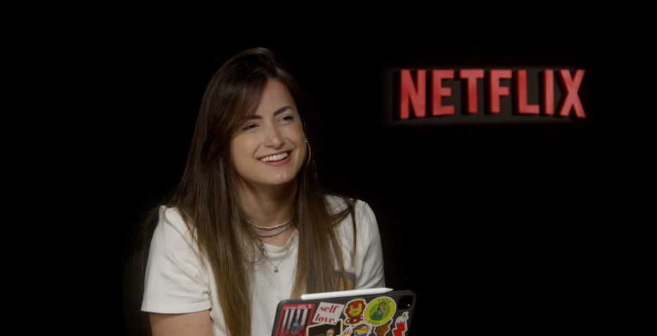 Mari Palma, do Popverso CNN, em entrevista com Jamie Campbell Bower e Joseph Quinn,"Vecna" e "Eddie", de "Stranger Things" / Netflix / CNN