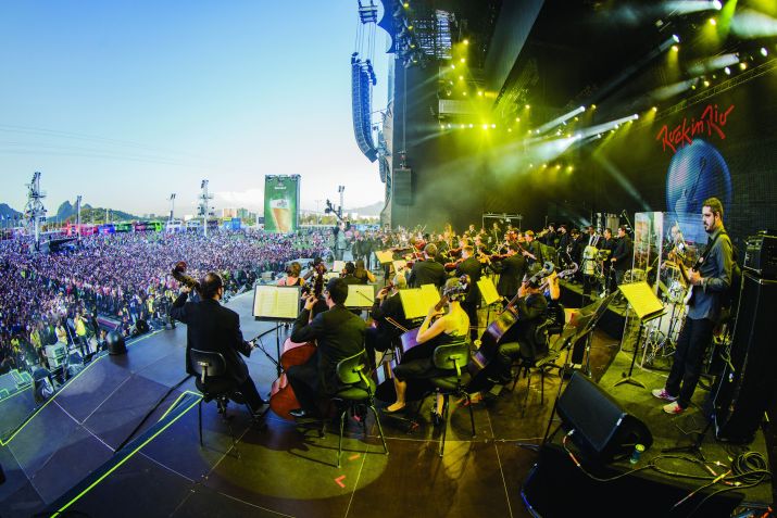 Orquestra Sinfônica Brasileira abriu o palco principal da edição do Rock in Rio em 2013 / Reprodução