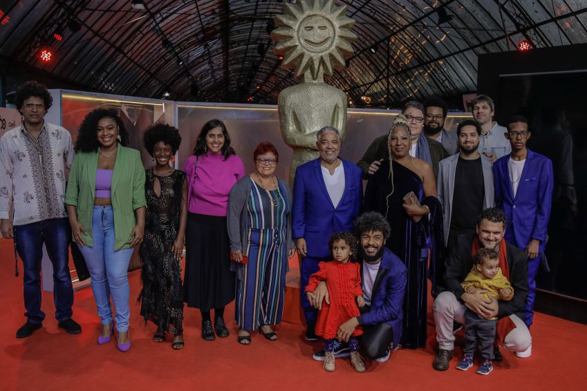 Elenco de Marte Um no 50º Festival de Cinema de Gramado / Edison Vara/Agência Pressphoto