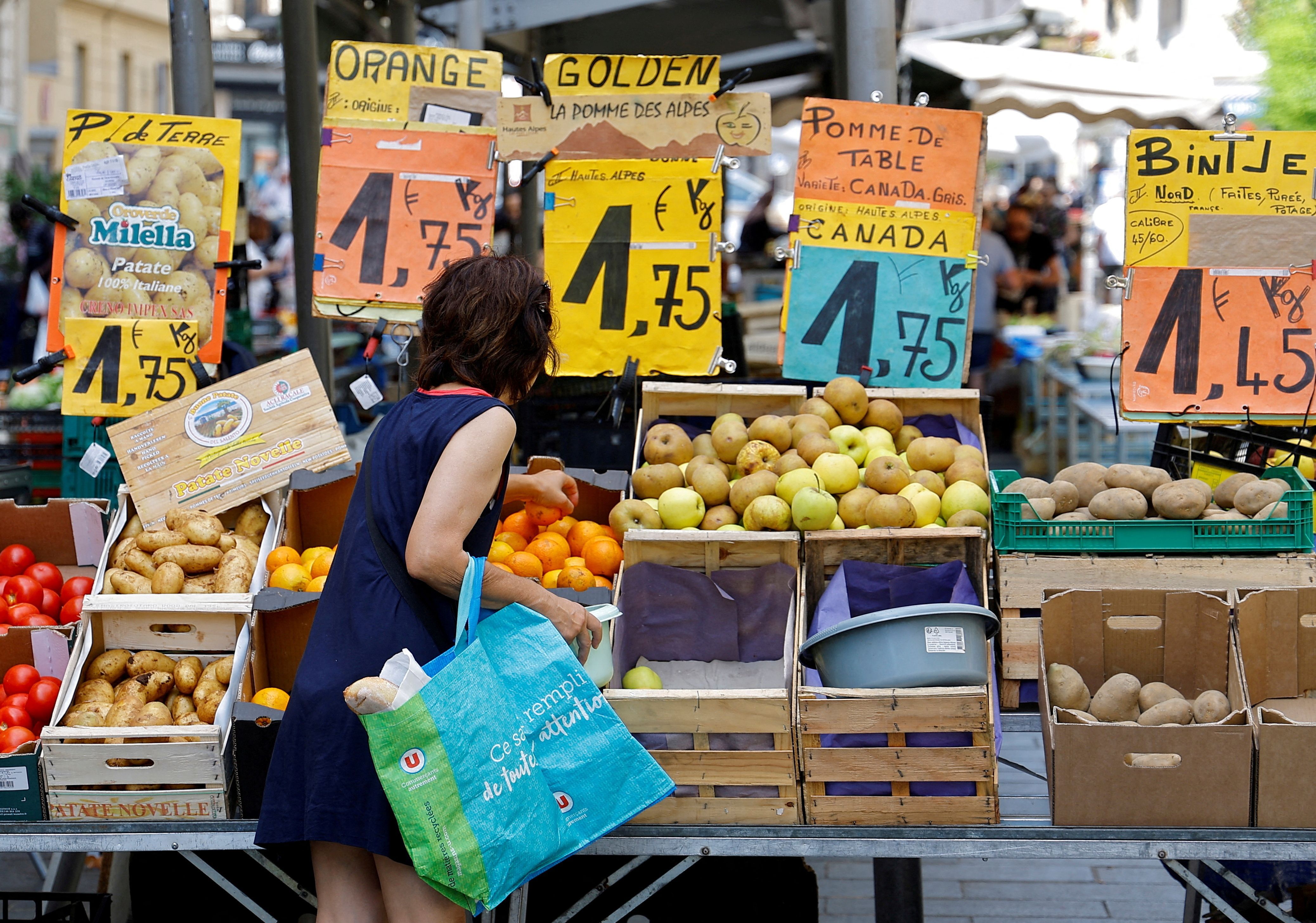 Mercado em Nice, França