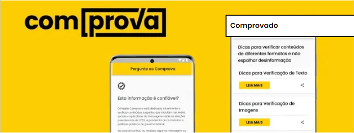 Imagem de destaque do post: Projeto Comprova lança aplicativo para compartilhar verificações