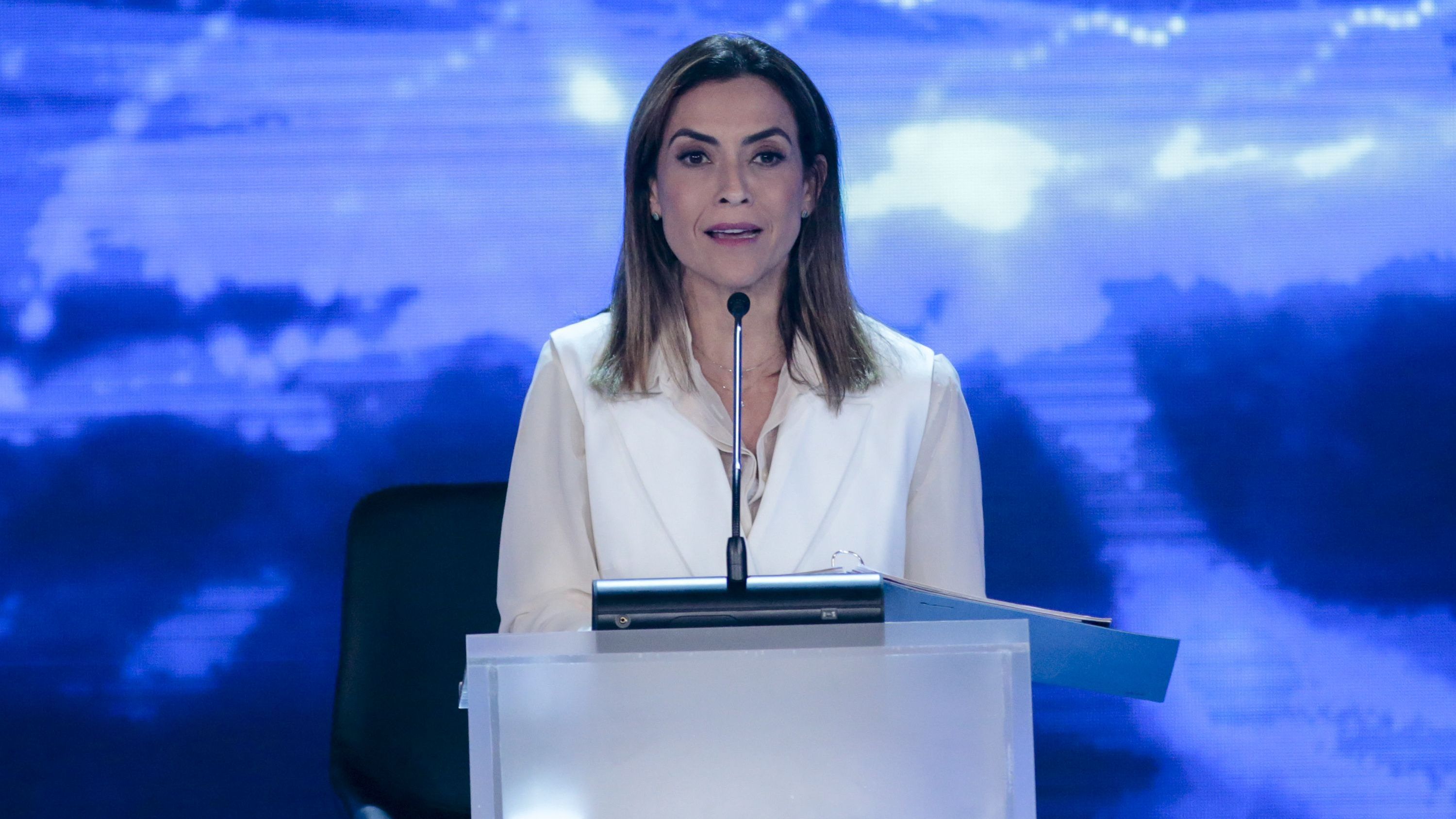 Soraya Thronicke (União Brasil) no debate da Band