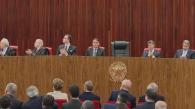 Cerimônia de posse de Alexandre de Moraes como presidente do TSE