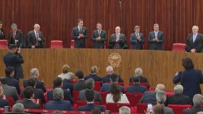 Cerimônia de posse de Alexandre de Moraes como presidente do TSE