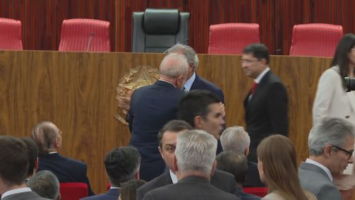 Cerimônia de posse de Alexandre de Moraes como presidente do TSE