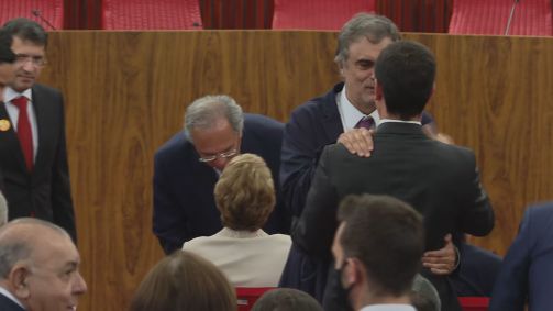 Cerimônia de posse de Alexandre de Moraes como presidente do TSE