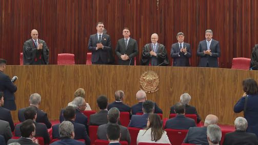 Cerimônia de posse de Alexandre de Moraes como presidente do TSE