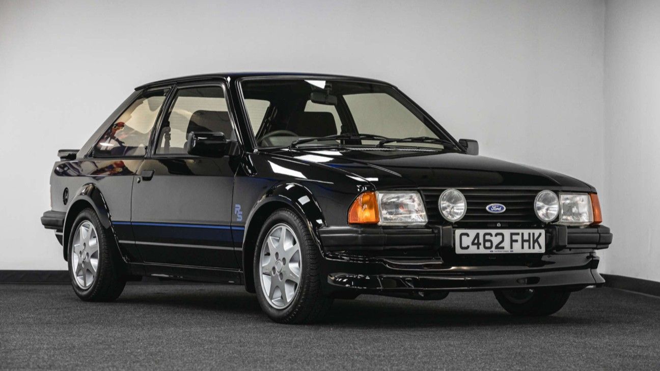 Ford Escort RS Turbo Series 1 1985, que pertenceu à princesa Diana / Silverstone Auctions/Divulgação