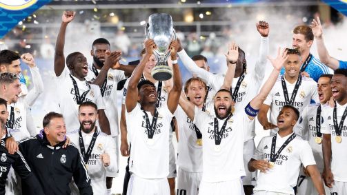 Real Madrid conquista a Supercopa da Uefa de 2022