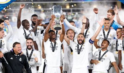 Real Madrid vence Eintracht Frankfurt e conquista supercopa da Uefa pela 5ª vez