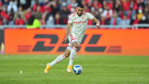 Wanderson, do Internacional, durante partida contra o Melgar