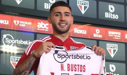 Nahuel Bustos, atacante argentino, é anunciado pelo São Paulo Futebol Clube