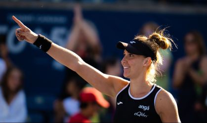 Tenista brasileira Bia Haddad Maia durante o WTA 1000 de Toronto, no Canadá